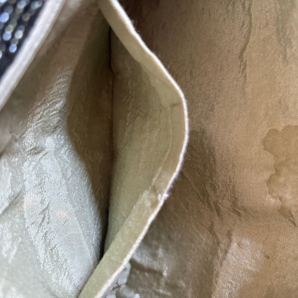 Women's Moyna Vintage Camo Fully Beaded Clutch Wristlet, One Size, Brown/Beige - Picture 14 of 14